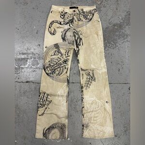 Roberto Cavalli Vintage Astrology Denim Pants 29 x 33 Unisex
